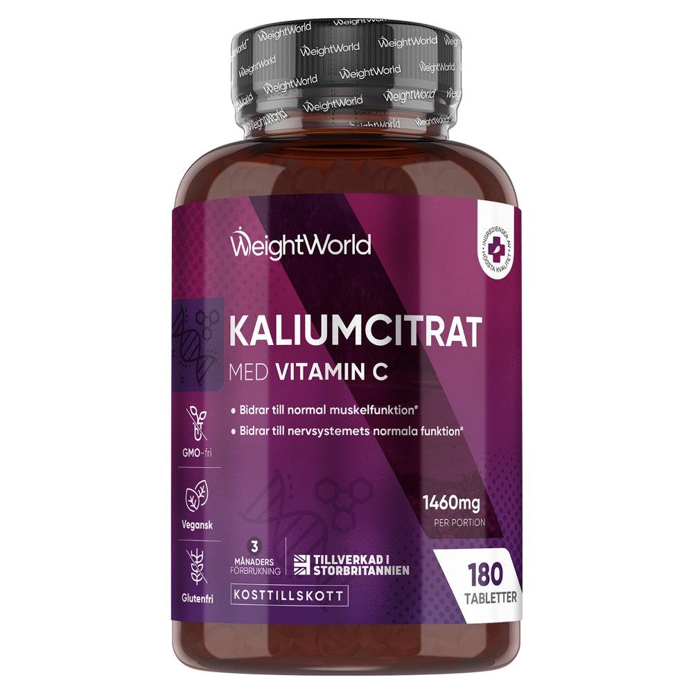 WeightWorld Kalium + C-vitamin 180 tabletter