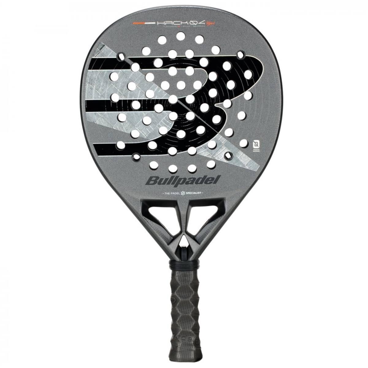 Bullpadel Hack 04 Hybrid 2026 padelracket i svart och gult