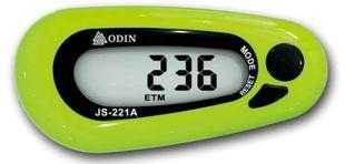 Odin Professional 3D-pedometer limegrön på vit bakgrund