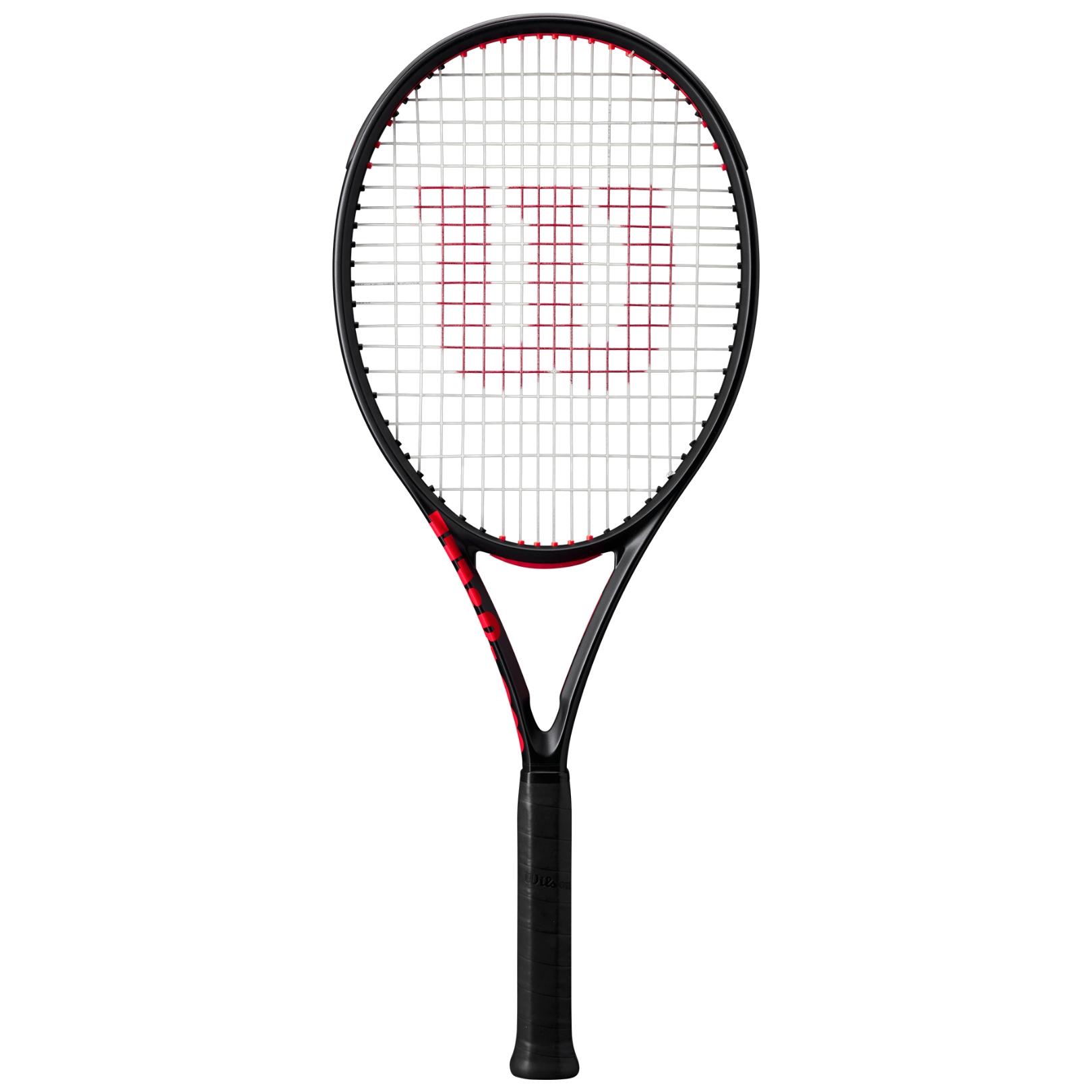Wilson Clash 100L V3.0 tennisracket i svart och rött