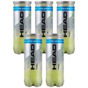 HEAD Padel Pro+ padelbollar, 5 rör om 3 bollar