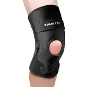 Zamst ZK Protect knästöd med Regin-skenor och dubbelt X-Strap-system
