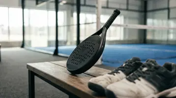 Padelracket illustrerad som padel hos Pulsverk