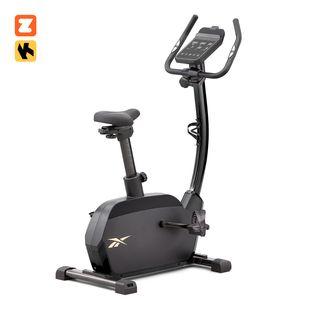 Svart Reebok FR30 motionscykel med LED-konsol
