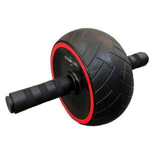 Titan Ab Wheel Fatwheel med brett hjul och gummigrepp