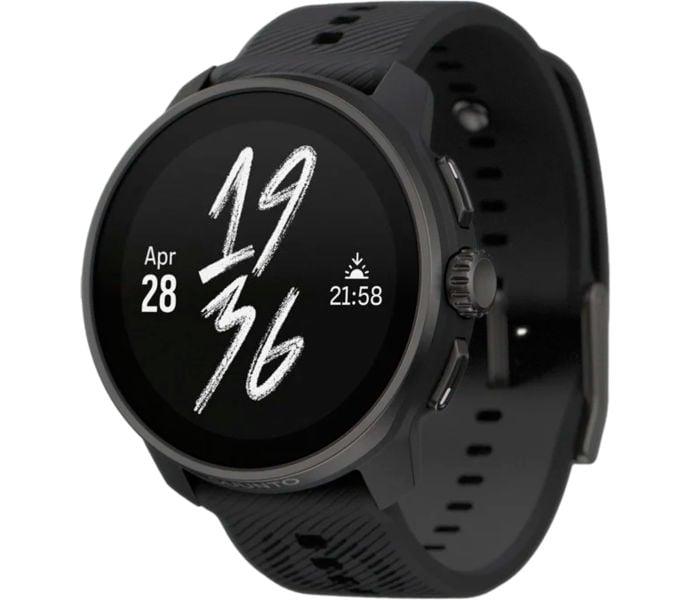 Suunto Race S sportklocka i svart med AMOLED-display och stilrent minimalistiskt utseende