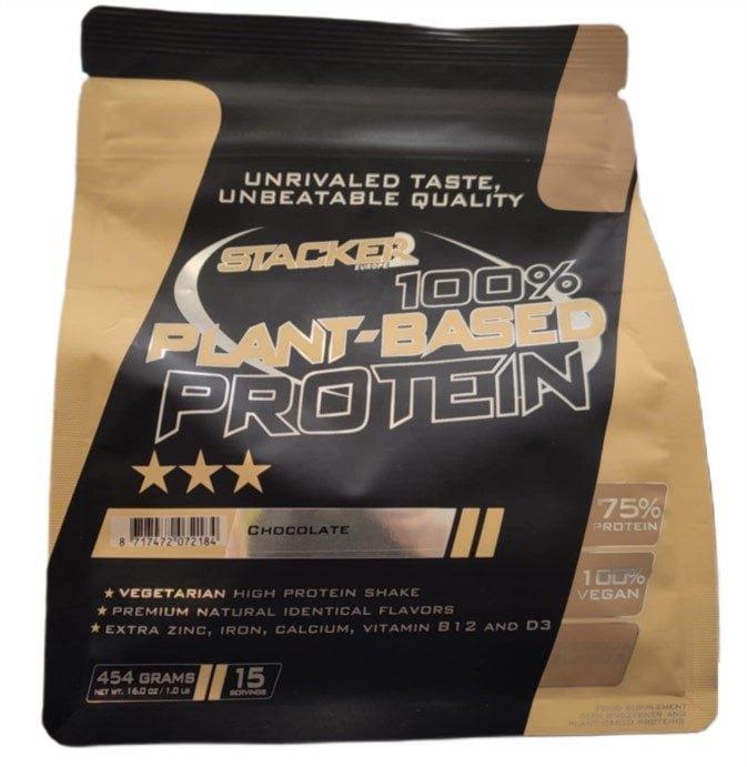 Stacker2 100% Växtbaserat Protein Choklad veganprotein 454 g