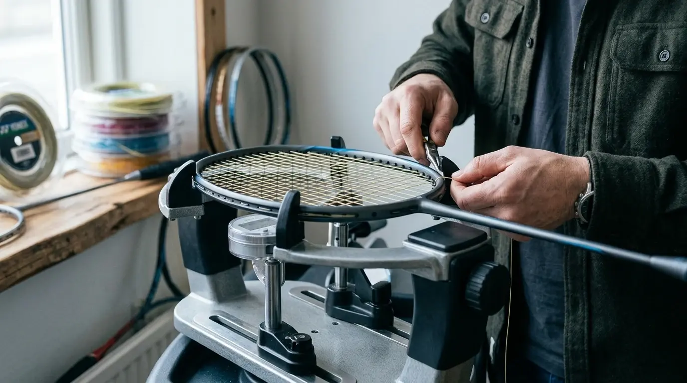 Badmintonsträngar illustrerad som badminton hos Pulsverk