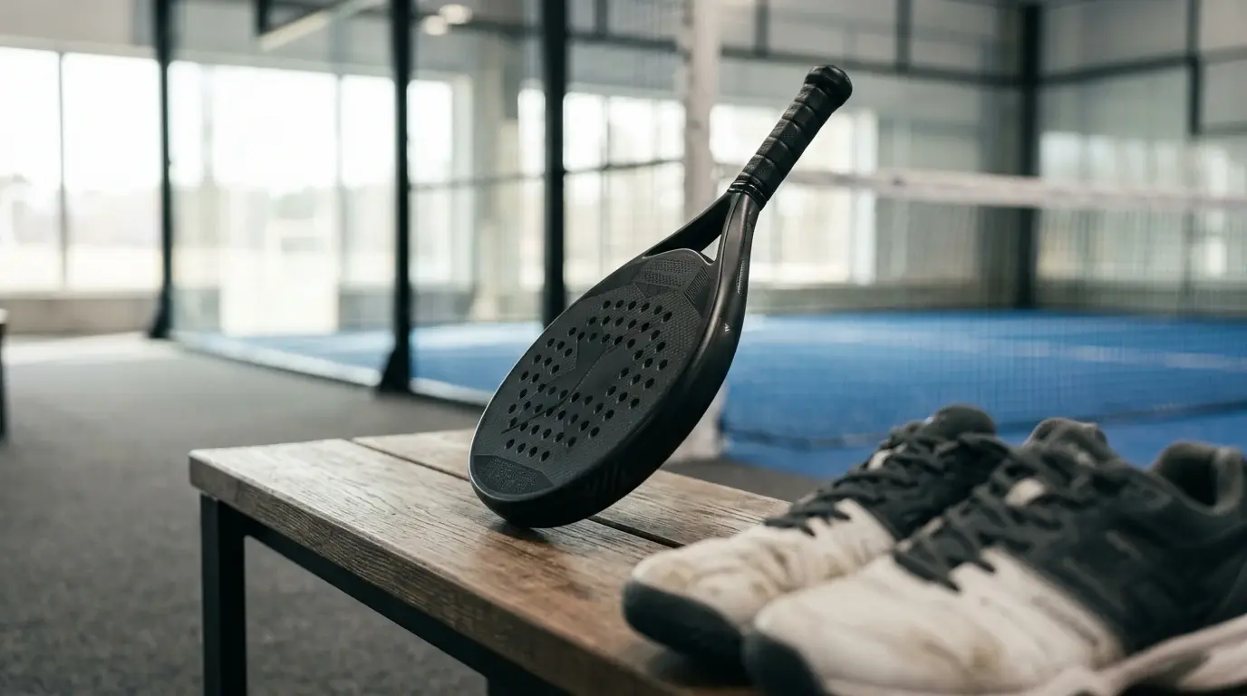 Padelracket illustrerad som padel hos Pulsverk