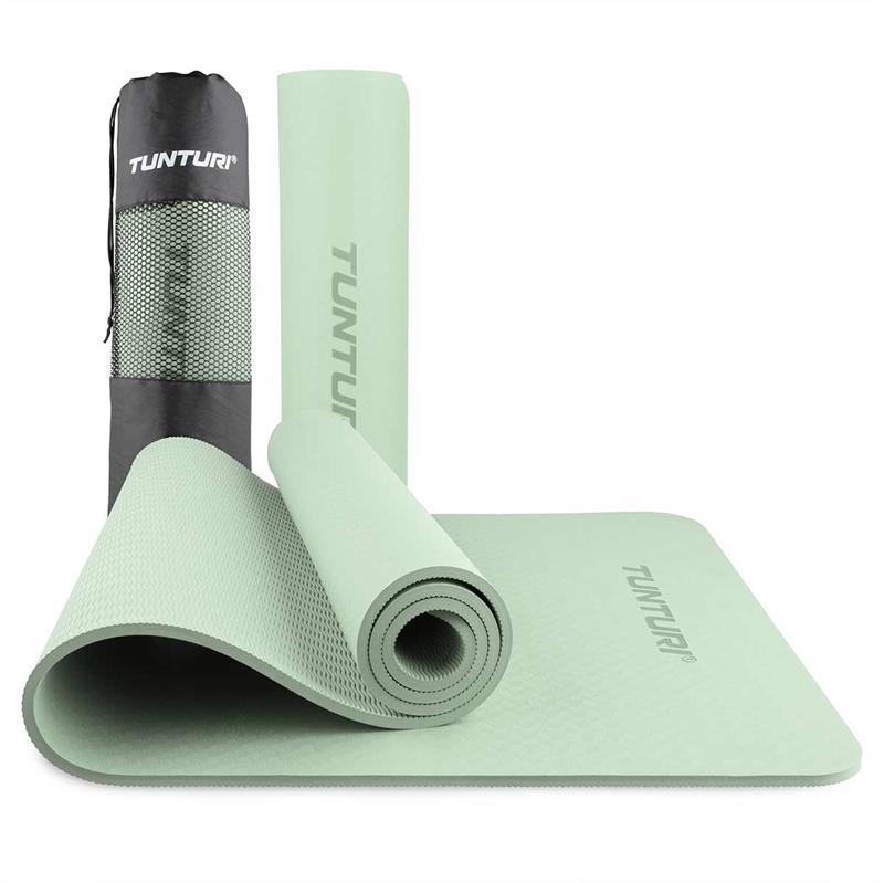 Tunturi yogamatta 8 mm i mint-färg från Fitnessshopen